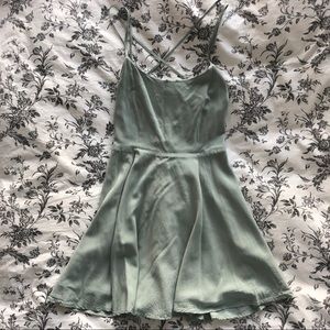 Cross Back Mini-Dress